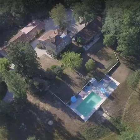 Nature 14 Pers - 7 Ch - Piscine - Dordogne Lot *