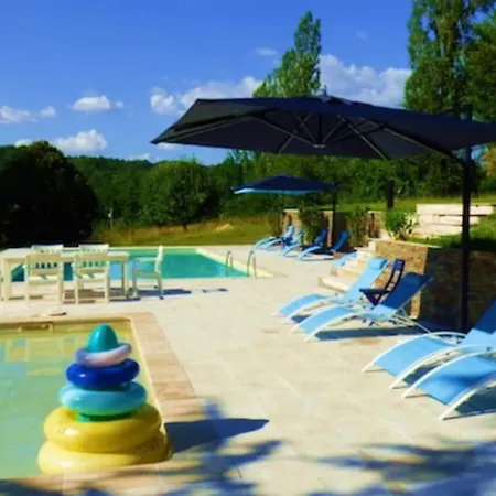 Prázdninový dům Nature 14 Pers - 7 Ch - Piscine - Dordogne Lot