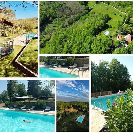 Nature 14 Pers - 7 Ch - Piscine - Dordogne Lot * Montcabrier (Lot)