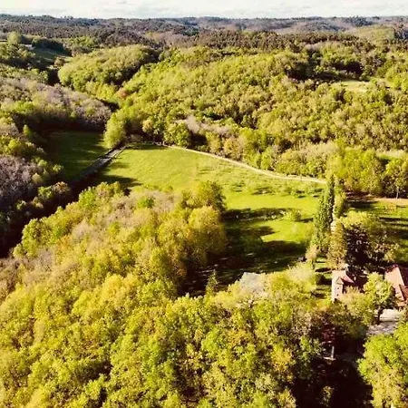 Nature 14 Pers - 7 Ch - Piscine - Dordogne Lot